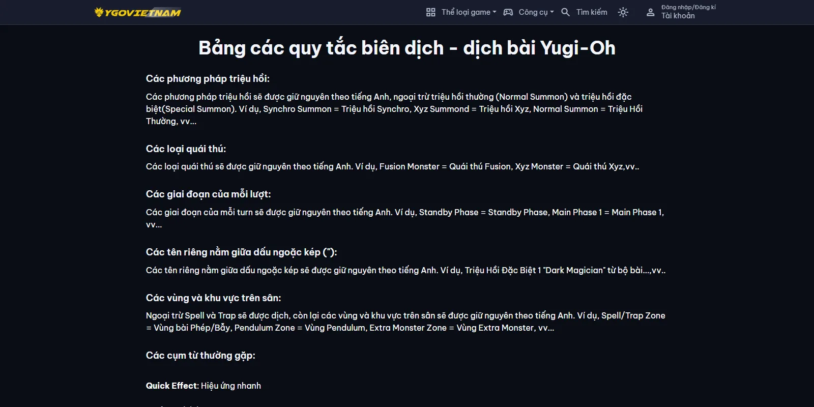 Hướng dẫn dịch bài